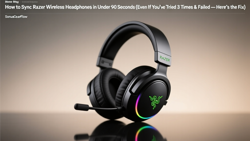 Razer Wireless Headphones Sync Guide (2026)