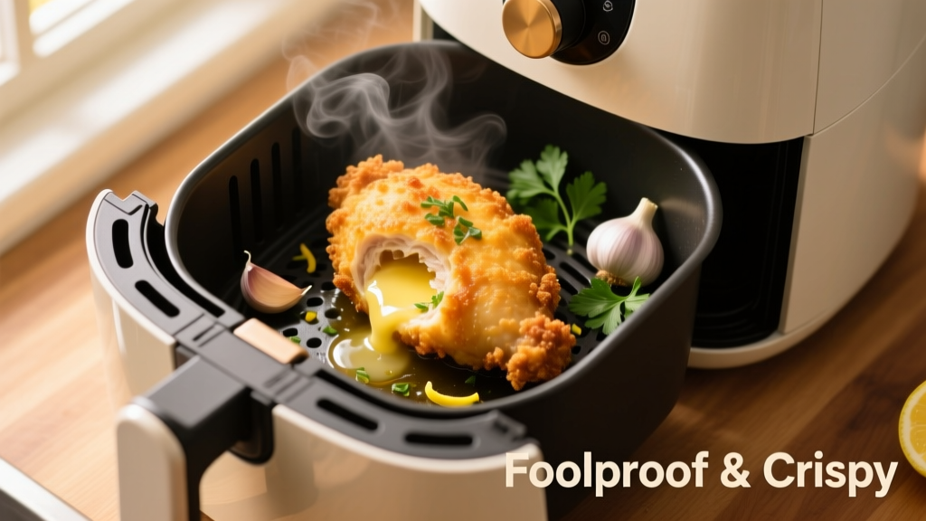 Frozen Chicken Kiev in Air Fryer: Crispy, Juicy & Foolproof