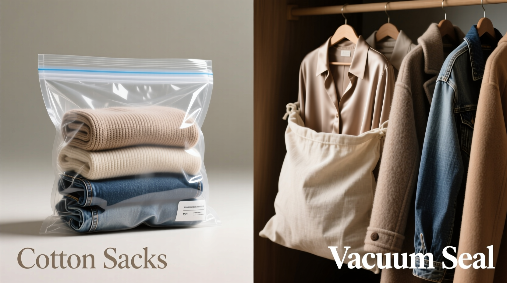closet organization tips vacuum vs cotton storage