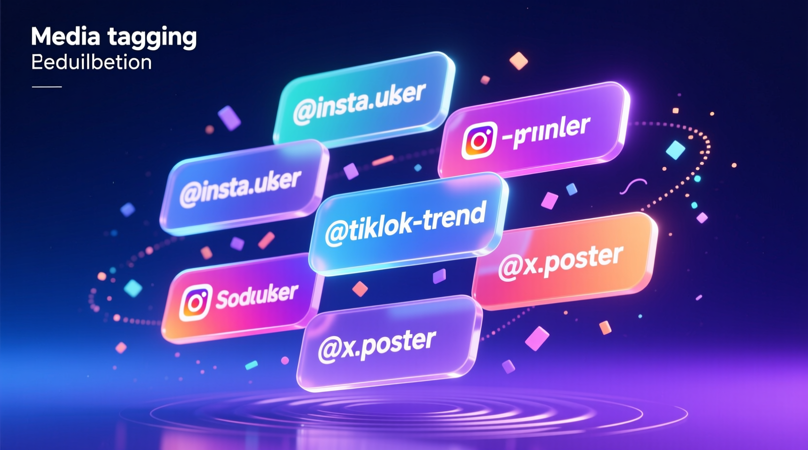 social media tagging with listal