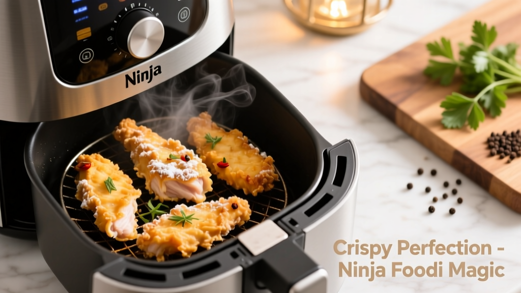 Perfect Frozen Chicken Fingers in Ninja Foodi (Crispy!)