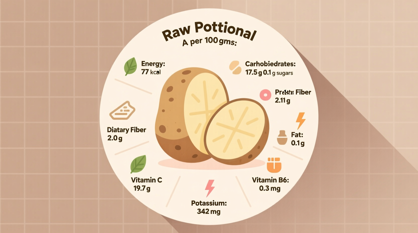 Potato Nutrition Facts: Complete 100g Breakdown