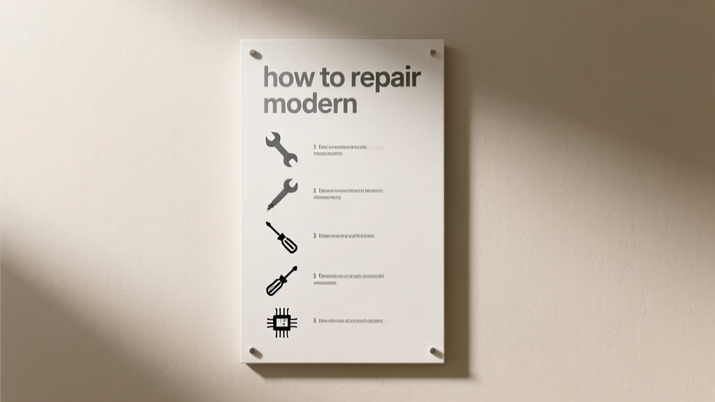 How To Repair Modern: A Practical, Brand-Specific Guide for Today’s Appliances, Electronics, and Smart Home Systems