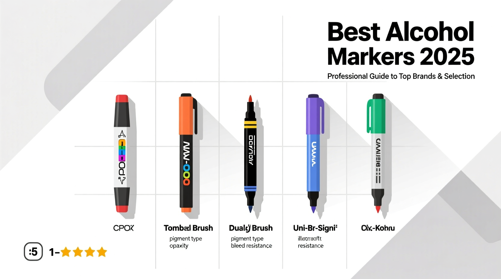best alcohol markers