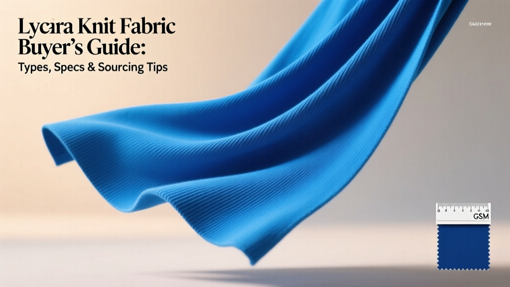 Lycra Knit Fabric Buyer’s Guide: Types, Specs & Sourcing Tips