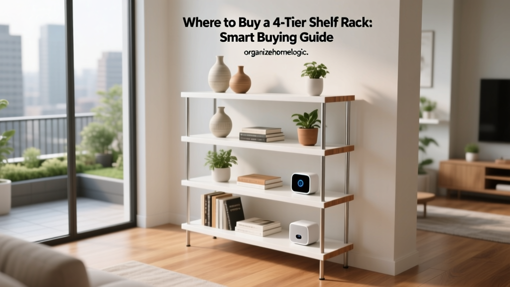 Where to Buy a 4-Tier Shelf Rack: Smart Buying Guide