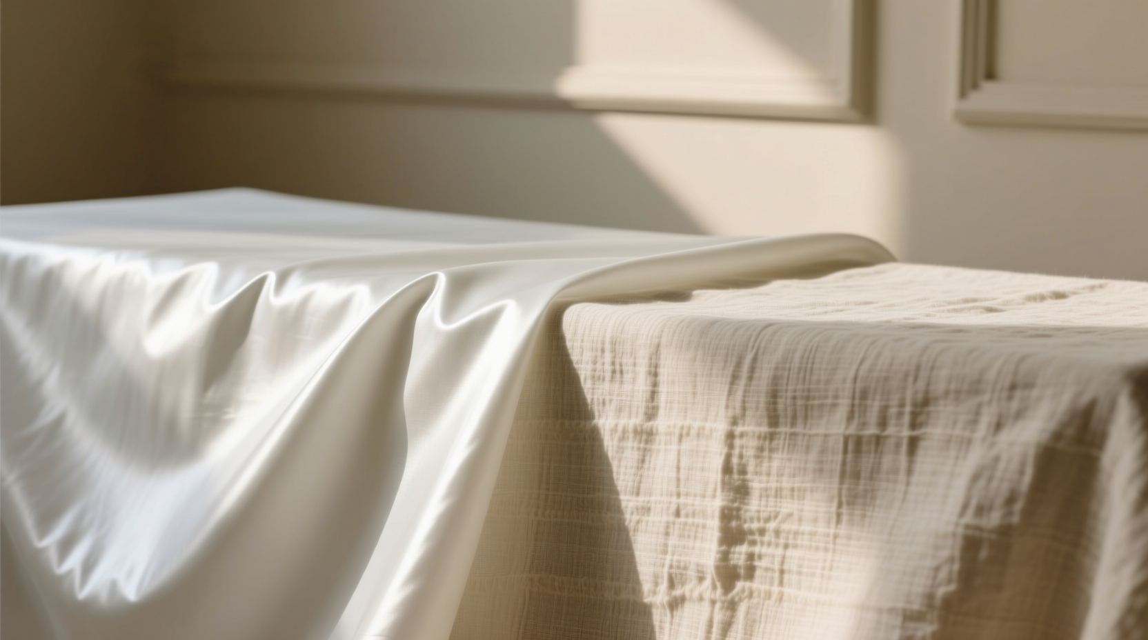 switching from polyester sheets to linen