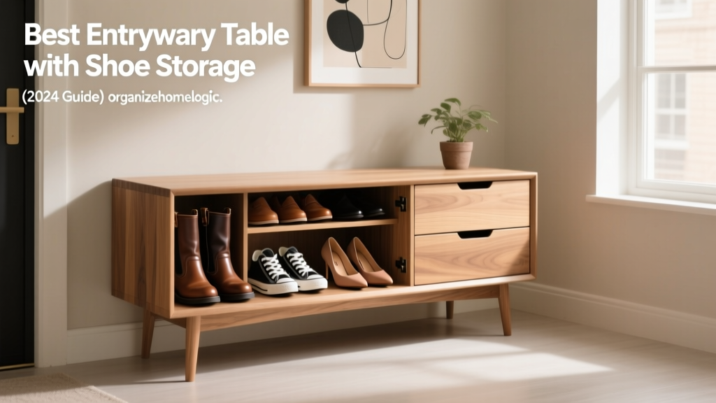 Best Entryway Table with Shoe Storage (2024)