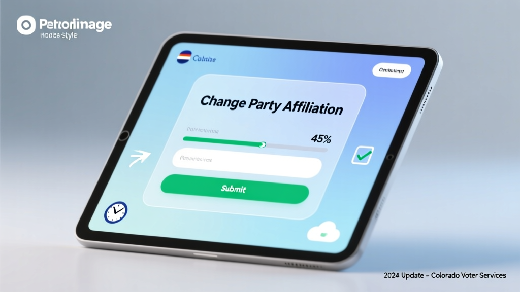 Change Political Party Affiliation in Colorado (2026)
