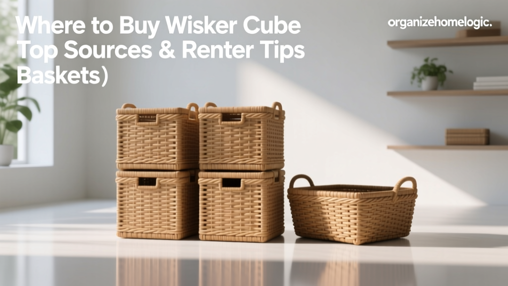 Where to Buy Wicker Cube Baskets: Top Sources & Renter Tips