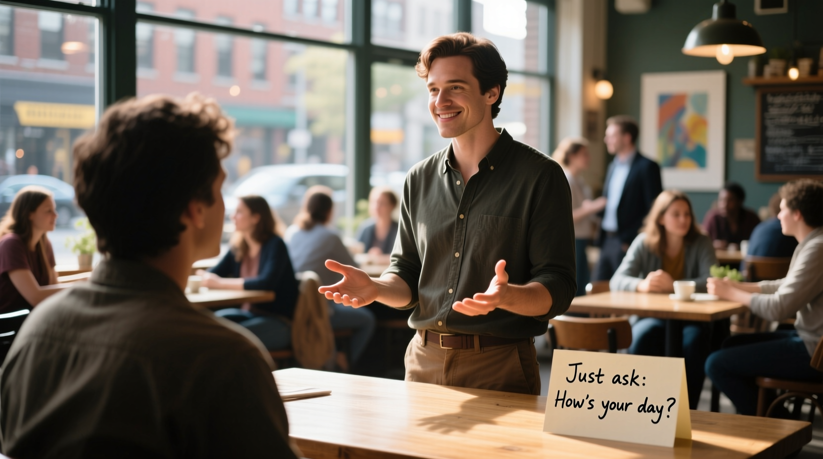 how to start a conversation with anyone without being awkward