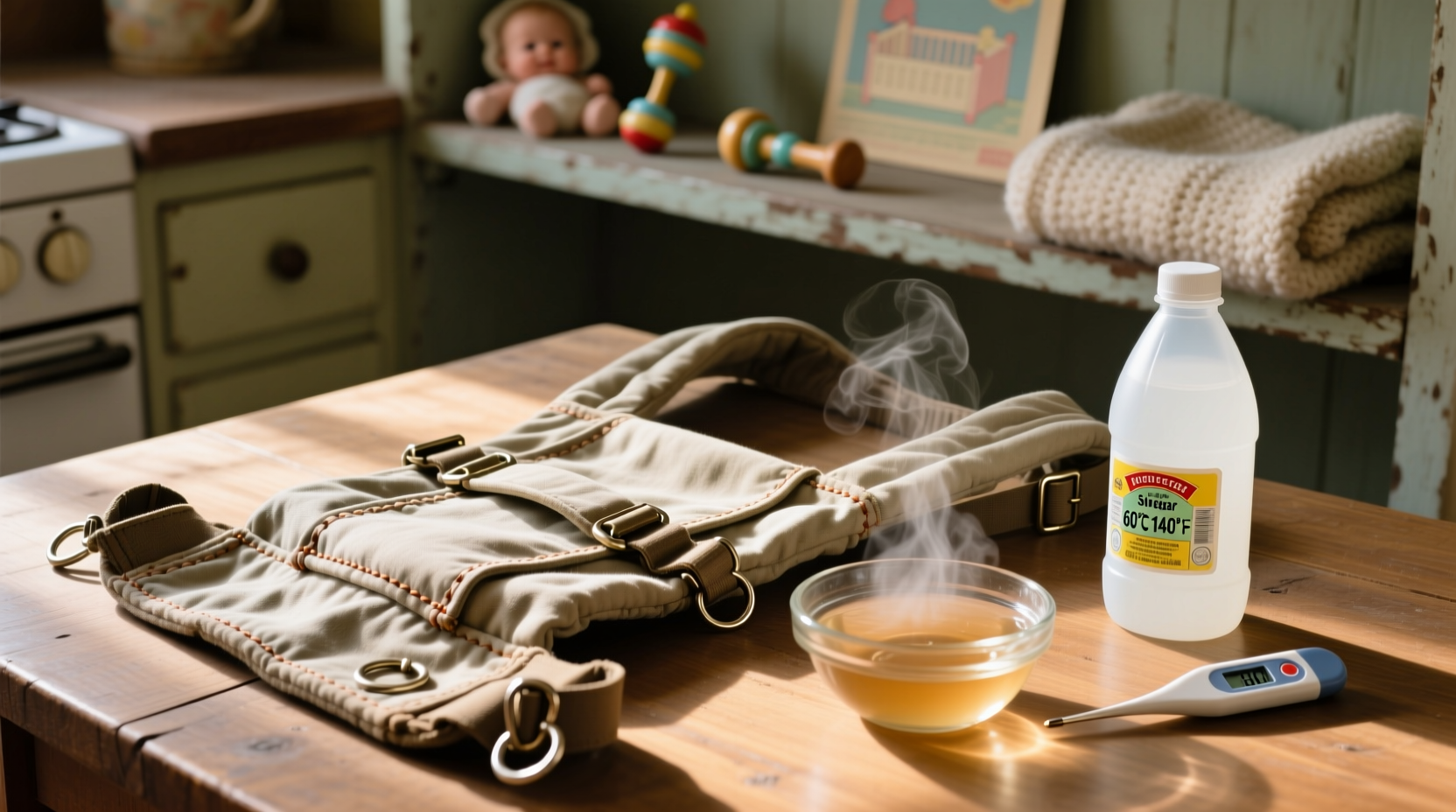 how to sanitize secondhand baby carriers safely