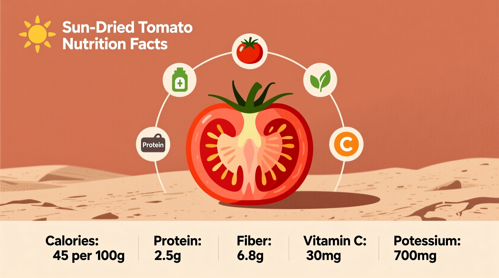 Sun Dried Tomato Nutrition Facts: Complete Data Guide