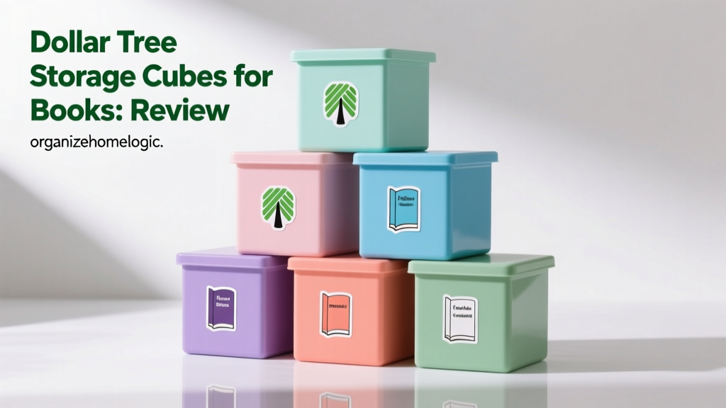 Dollar Tree Storage Cubes for Books: Honest Review
