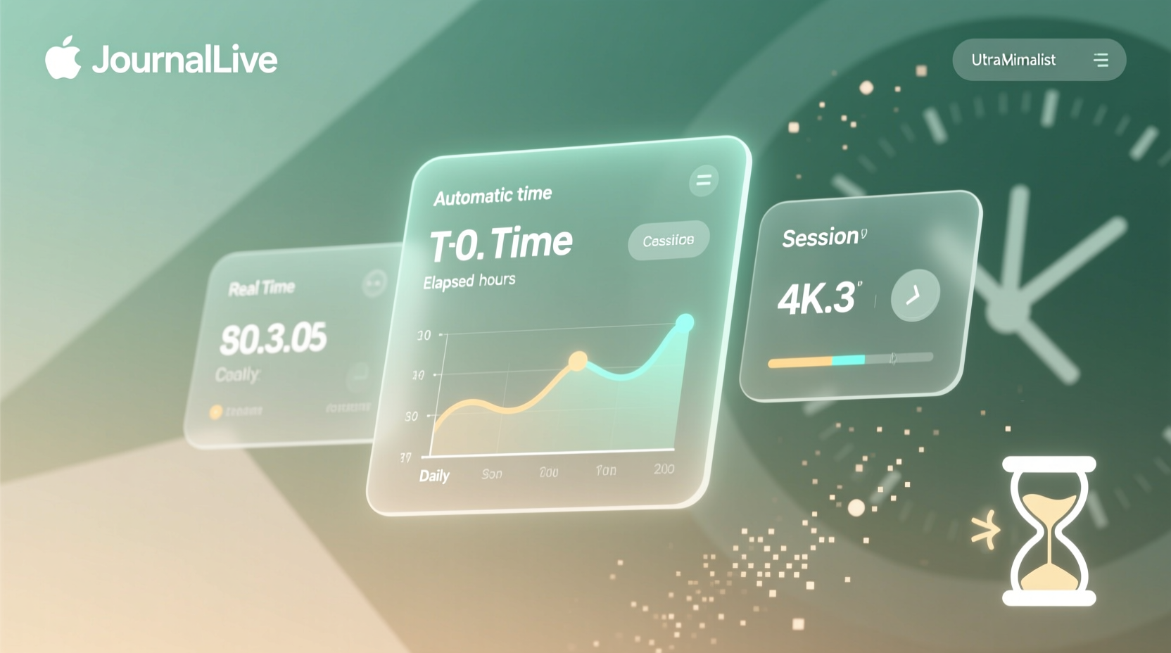 journallive automatically tracks your time
