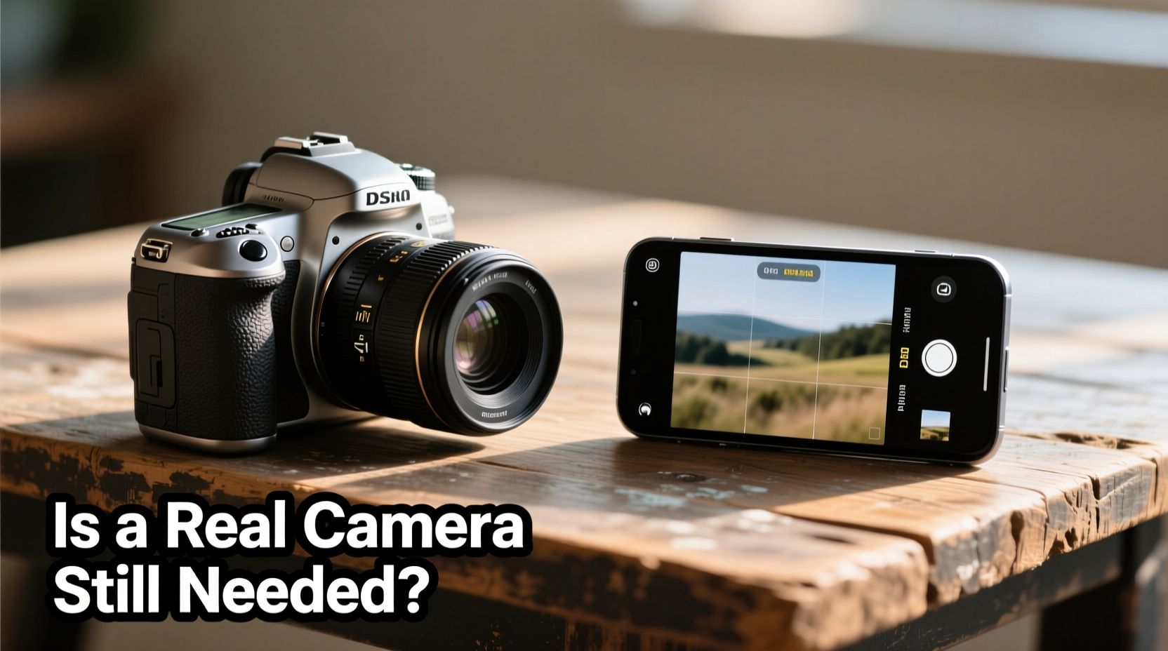 entry level dslr vs high end smartphone camera is a real camera still needed