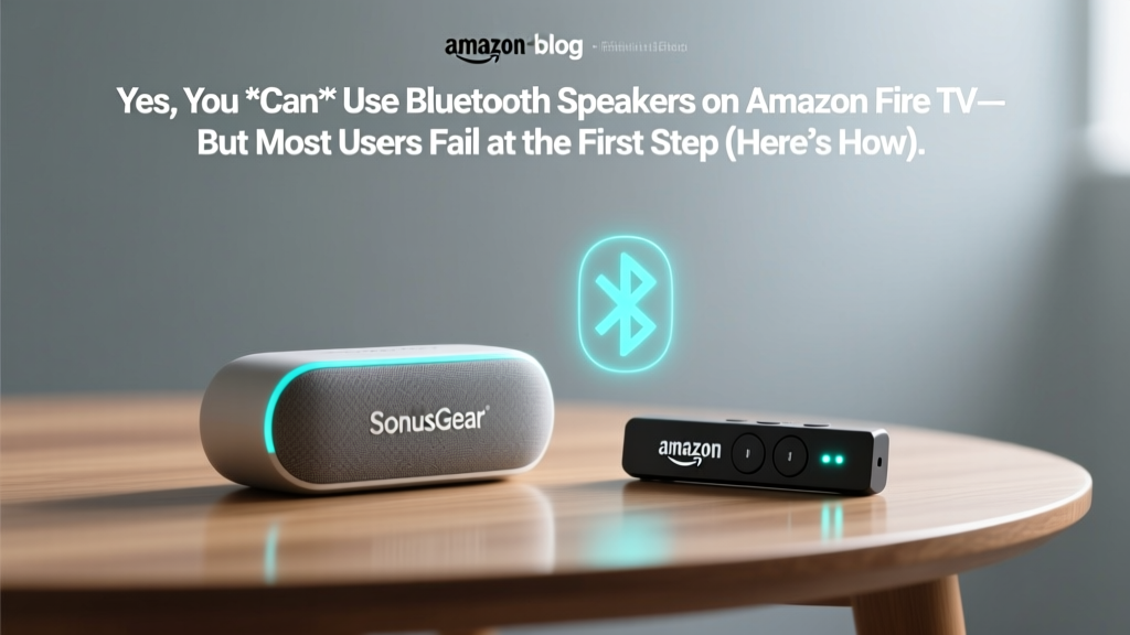 Bluetooth Speakers on Fire TV: Pairing & Compatibility