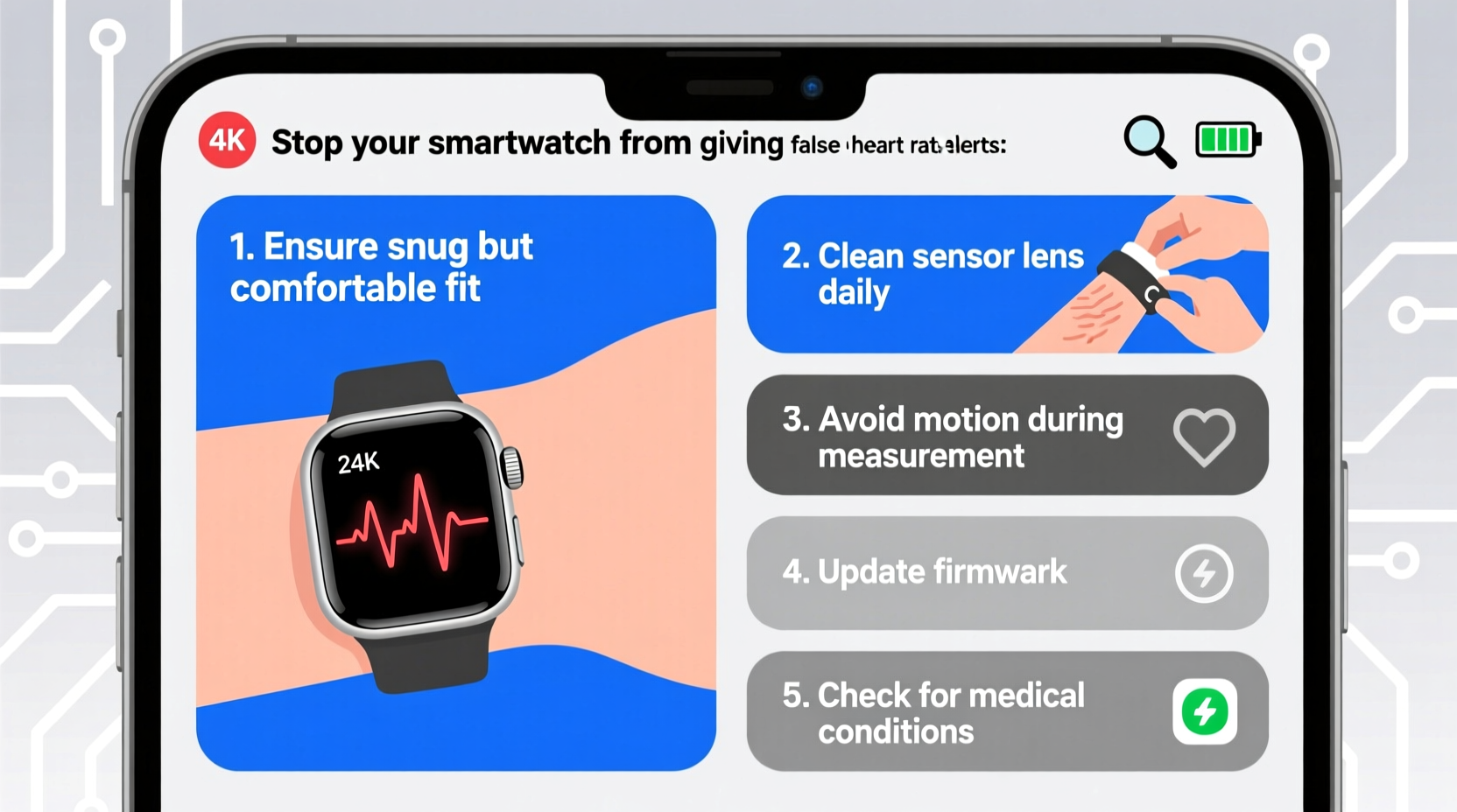 how to stop your smartwatch from giving false heart rate alerts
