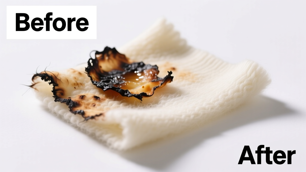 How to Remove Burnt Food from Wool Safely