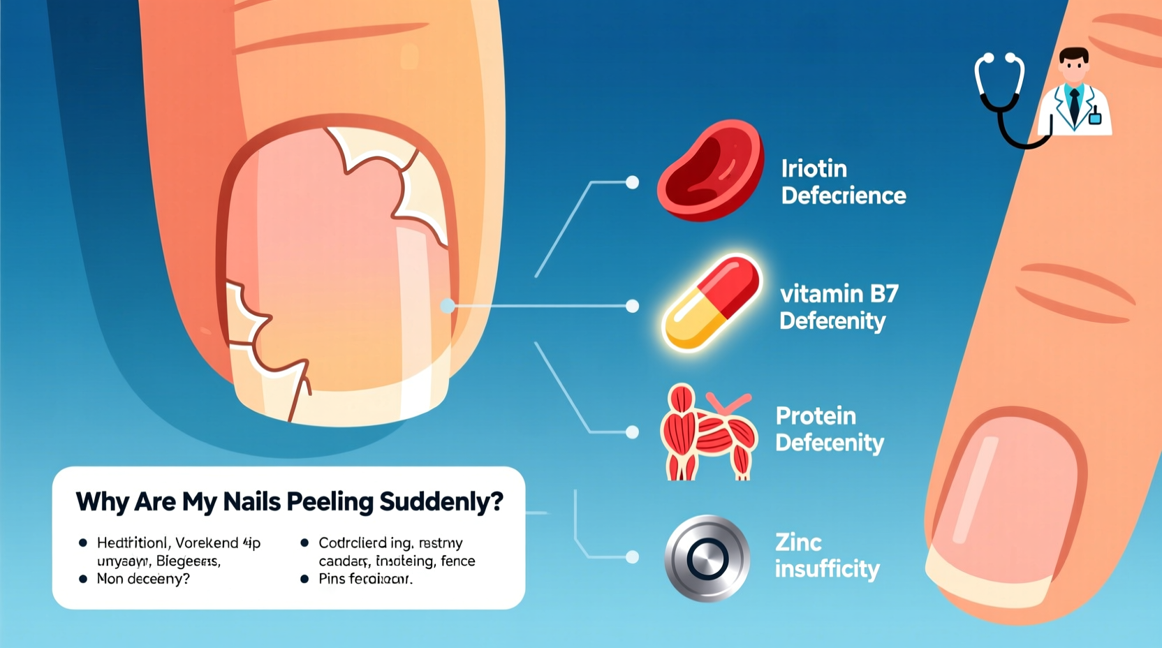 why are my nails peeling suddenly nutritional deficiencies to consider
