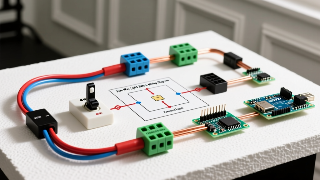 Two Way Light Switch Wiring Diagram: Node-by-Node Trace & Terminal Guide