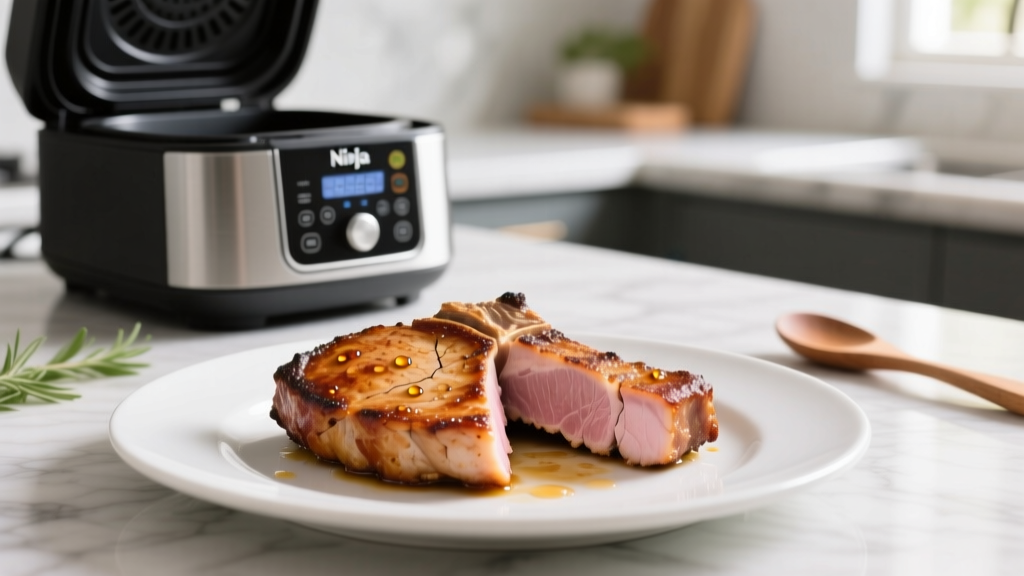Juicy Boneless Pork Chops in Ninja Foodi Air Fryer