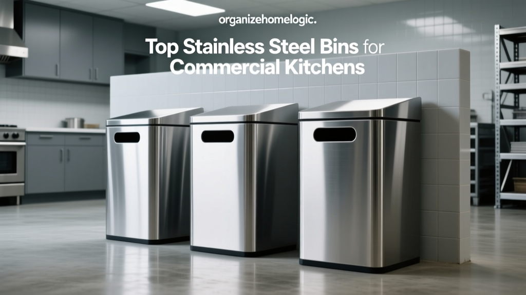 Top Stainless Steel Bins for Commercial Kitchens