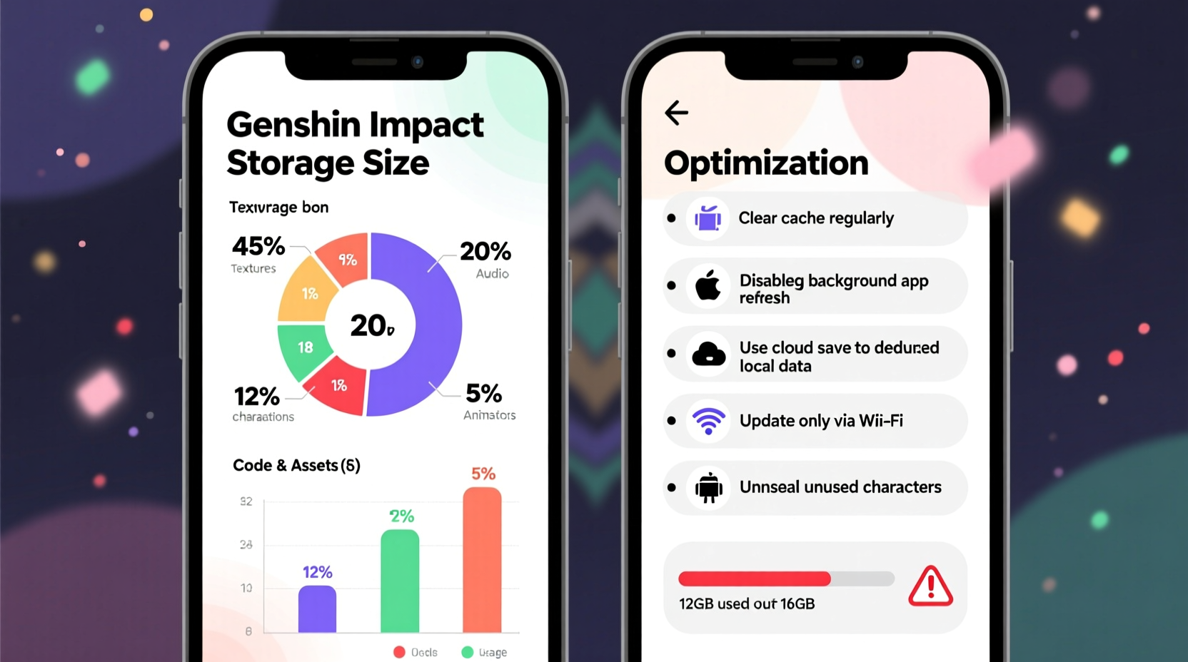 why is genshin impact storage size so big fixes for mobile players
