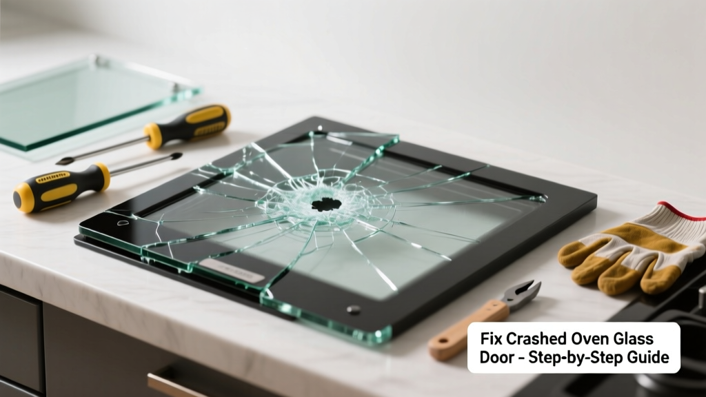 Fix Cracked Oven Glass Door That’s Not Working Properly