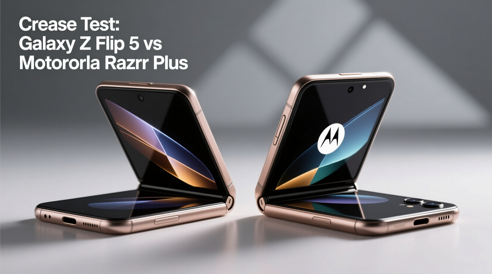 galaxy z flip 5 vs motorola razr plus is the crease still annoying