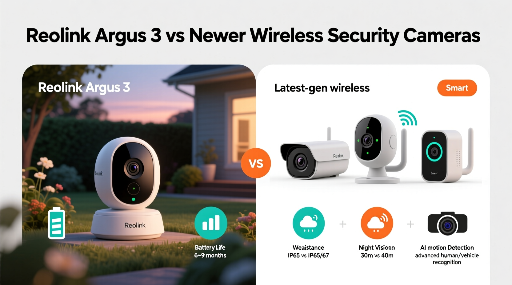 is reolink argus 3 still competitive against newer wireless security cameras