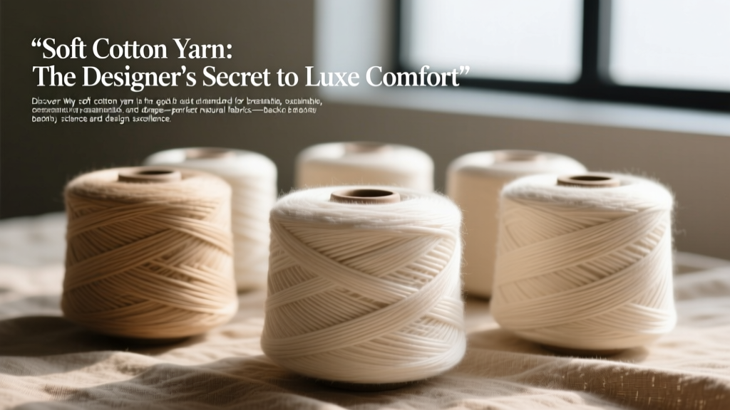 Soft Cotton Yarn: The Designer’s Secret to Luxe Comfort