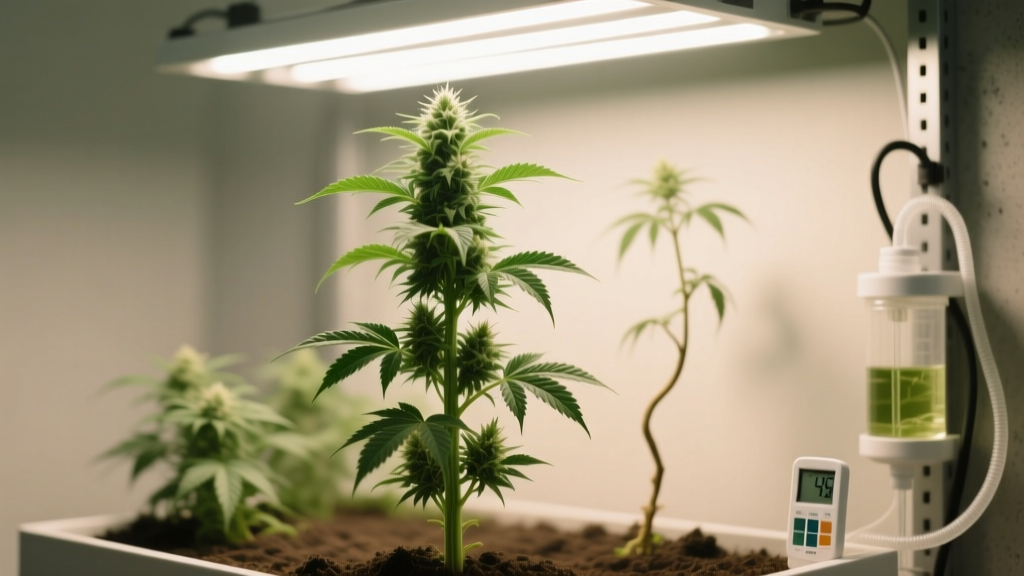 How to Get Big Stalks on Weed Plants Indoors