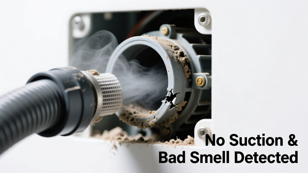 Central Vacuum No Suction & Bad Smell: Quick Diagnosis