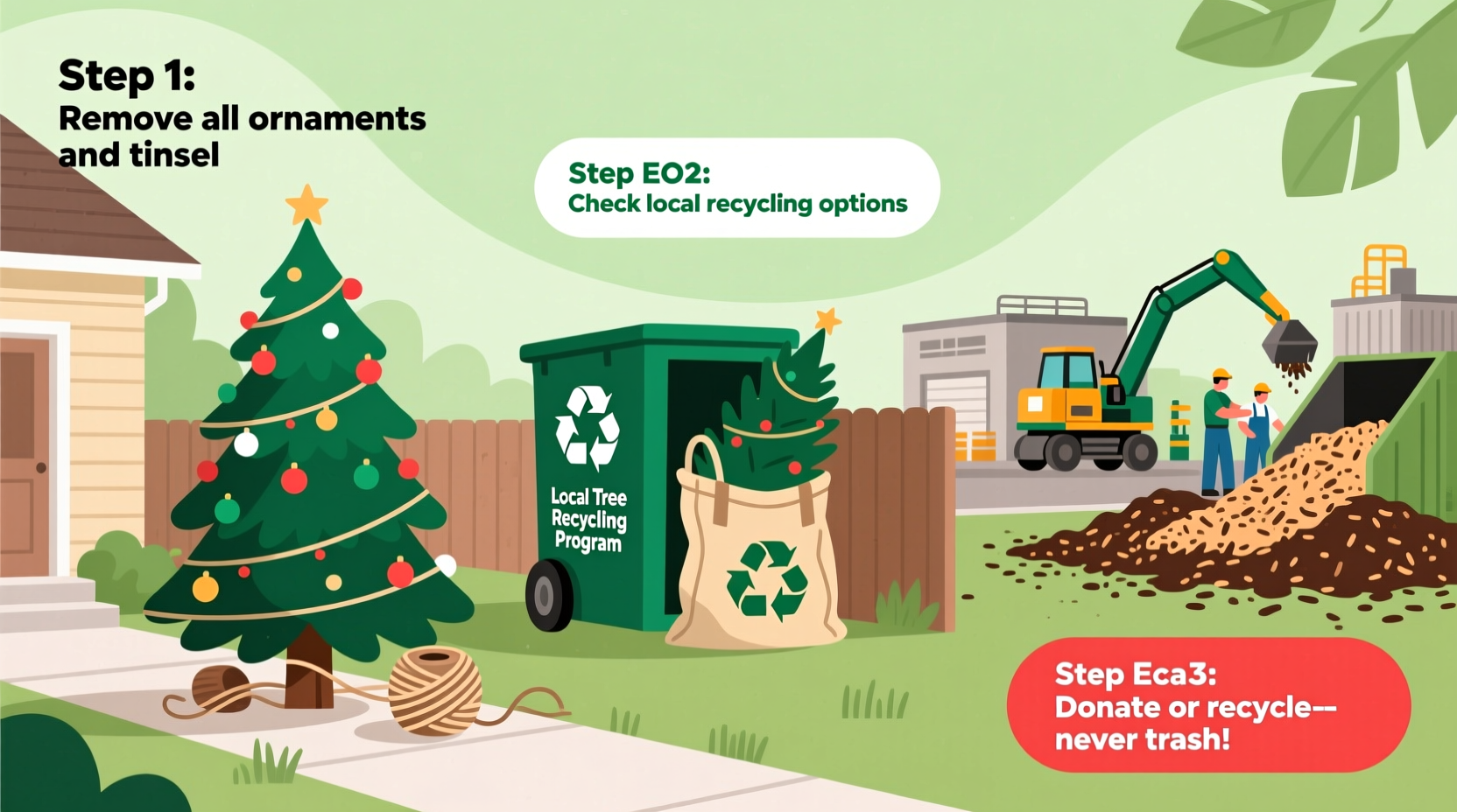 how to dispose of christmas tree