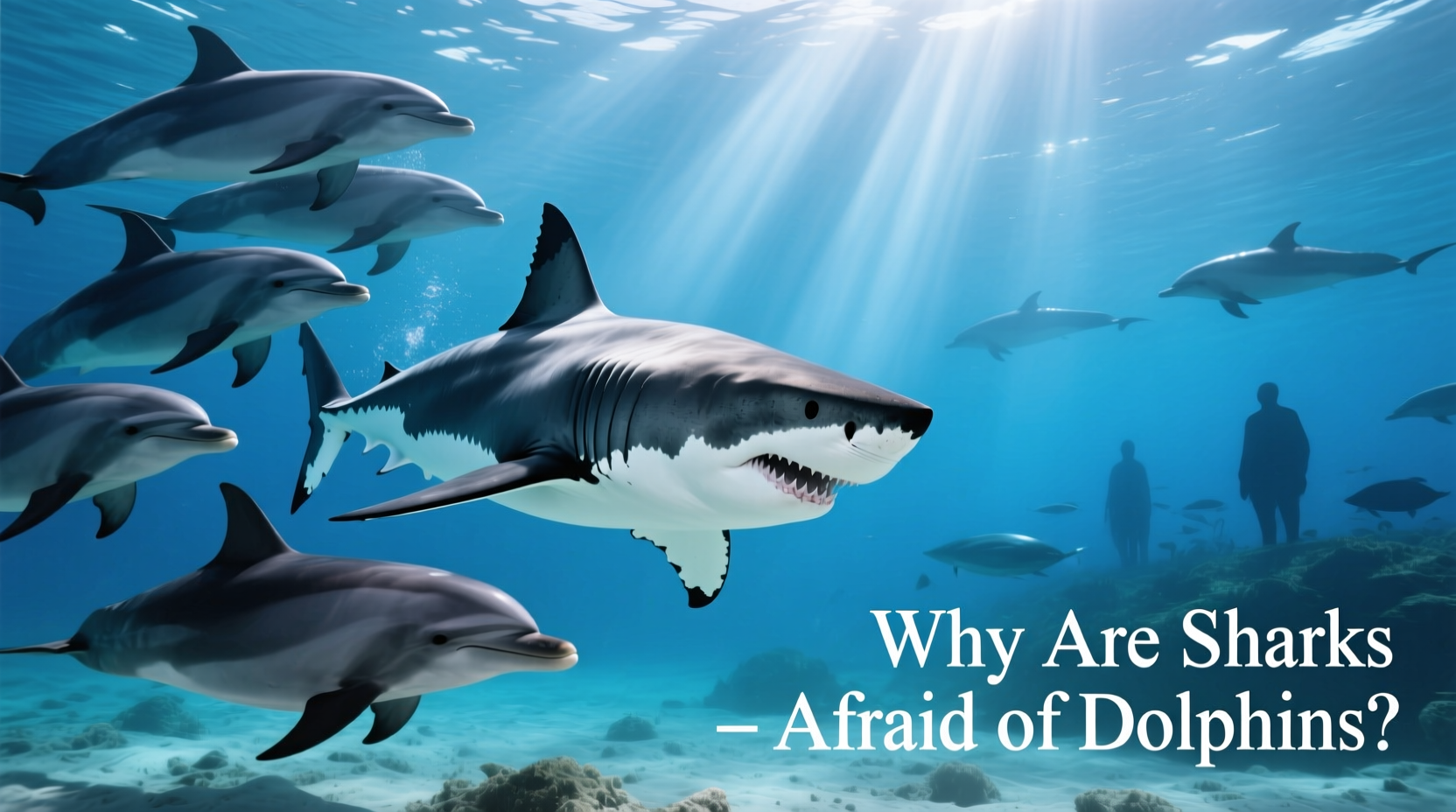 why are sharks afraid of dolphins analyzing ocean predator behaviors