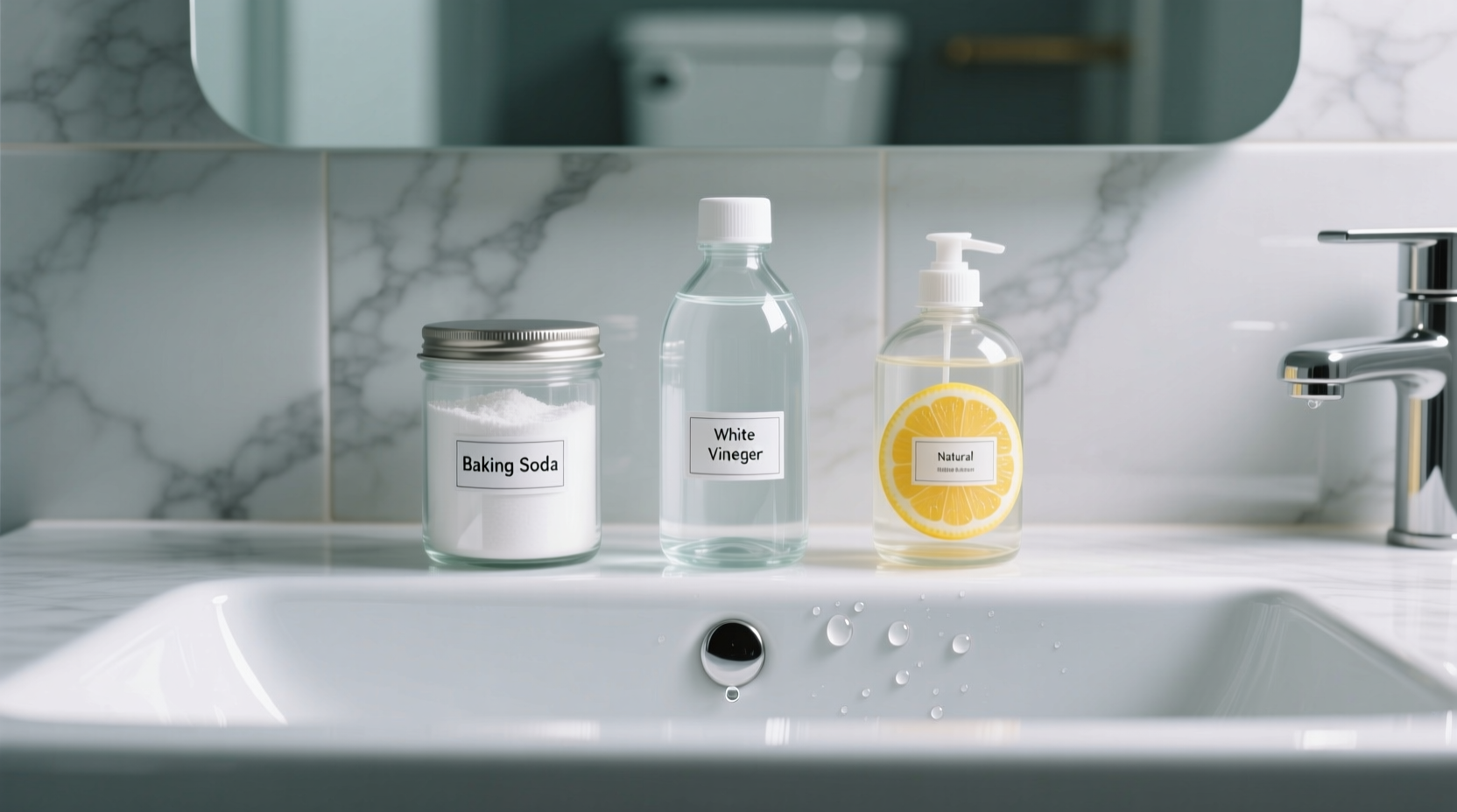 keep your toilet sparkling with these three ingredient