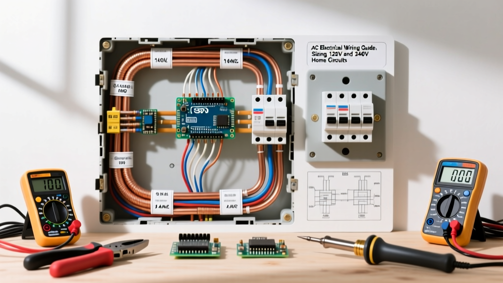 AC Electrical Wiring Guide: Sizing 120V and 240V Home Circuits