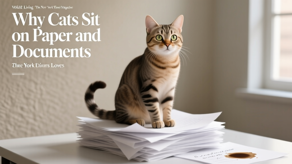 Why Cats Sit on Paper and Documents