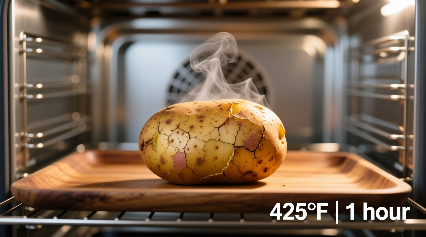 Perfect Baked Potato: Time & Temp Guide (425°F for 55-65 Min)