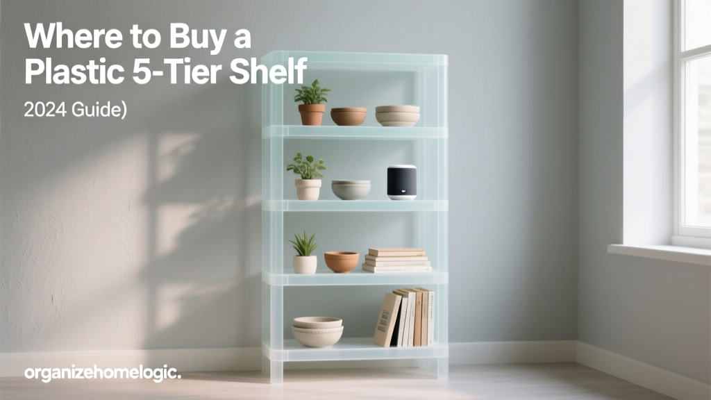 Where to Buy a Plastic 5-Tier Shelf (2024 Guide)