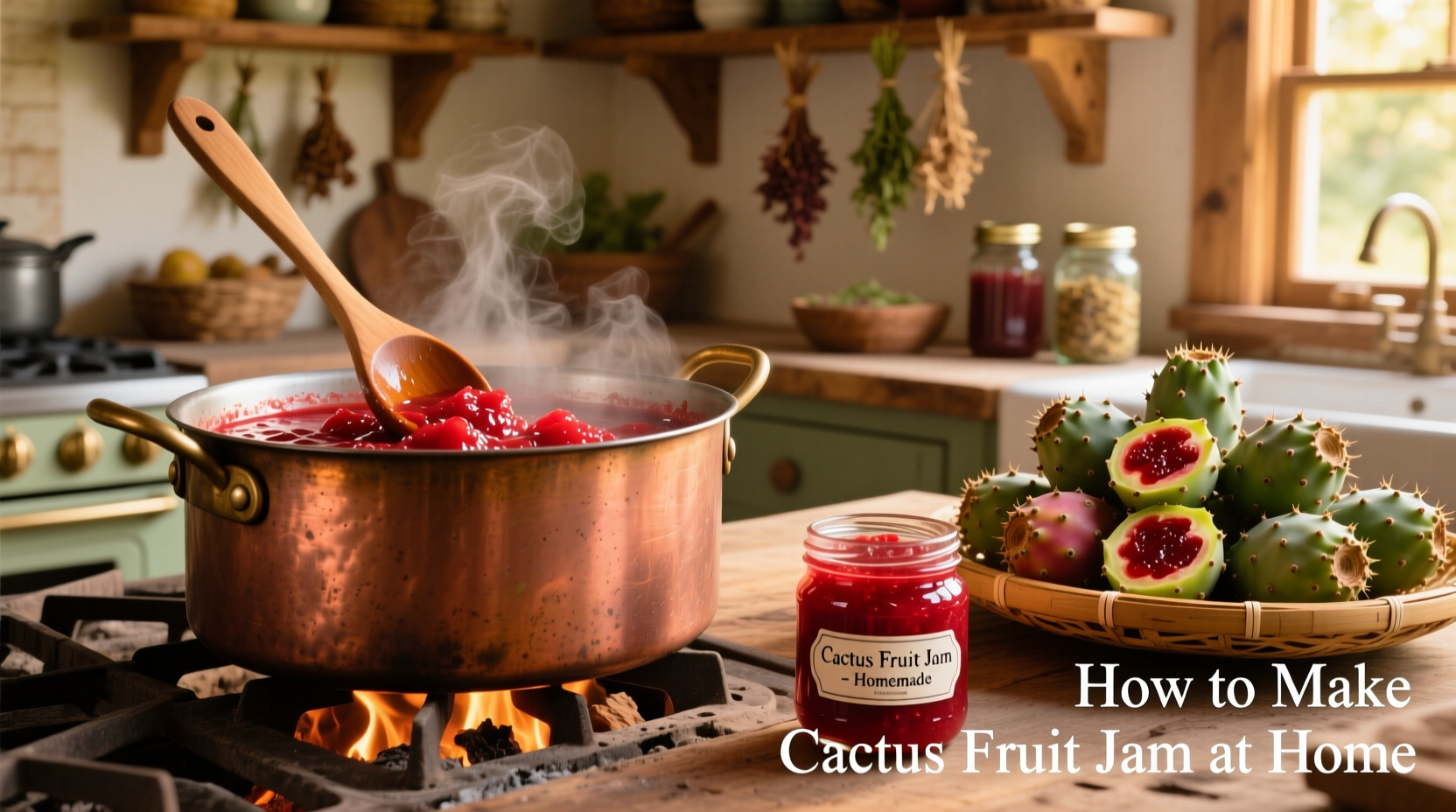 Easy Cactus Fruit Jam Recipe | TheHomeSprouts