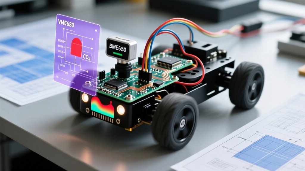 Build a Mapping Robot Car with Arduino for Indoor Air Quality