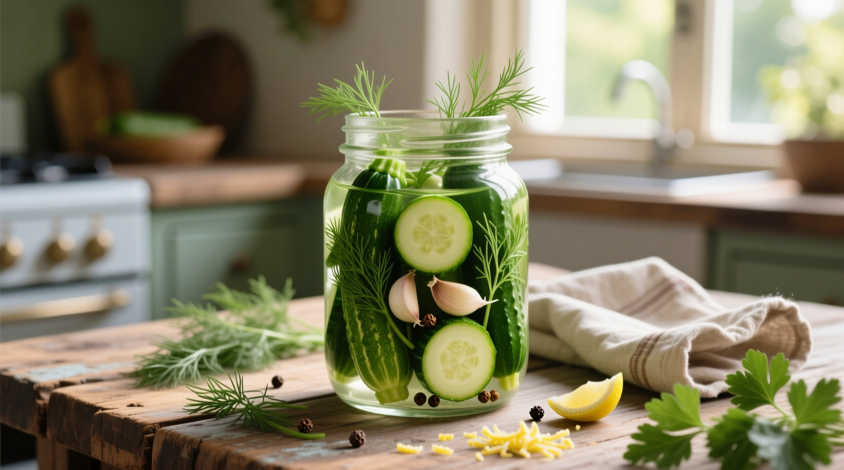 zucchini dill pickles