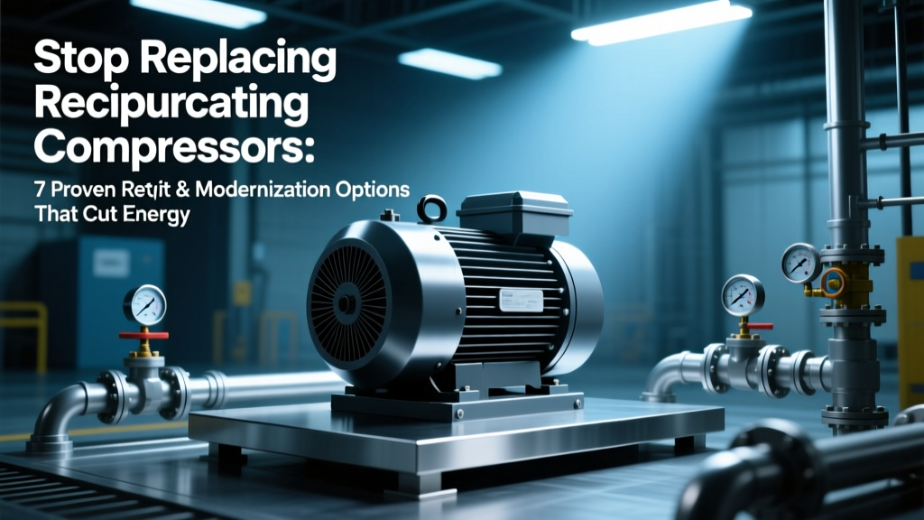 7 Reciprocating Compressor Retrofit Options: Save 22–38%