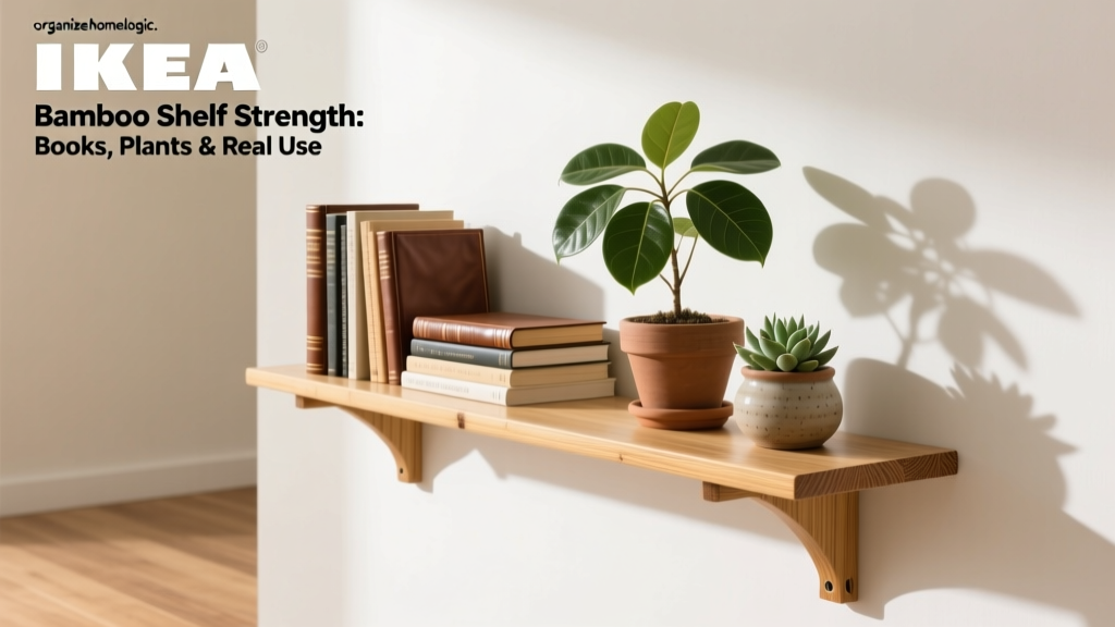 IKEA Bamboo Shelf Strength: Books, Plants & Real Use