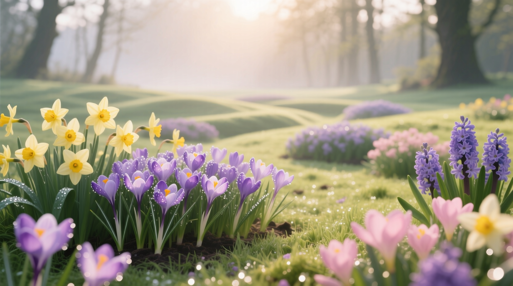 bulbs plant in drifts