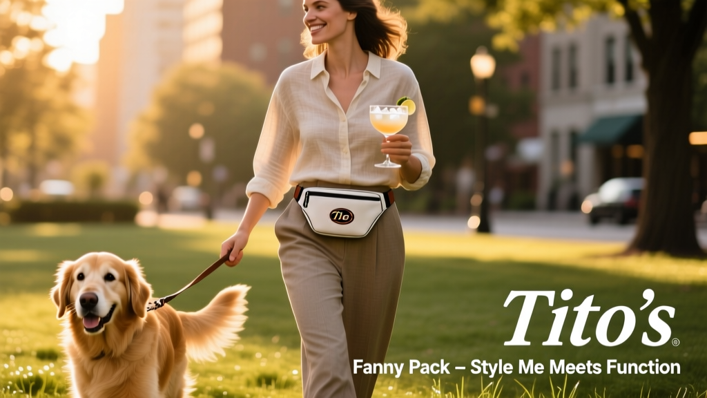 Tito's New Fanny Pack Allows You To Enjoy a Cocktail While Walking Your Dog. We Tested It