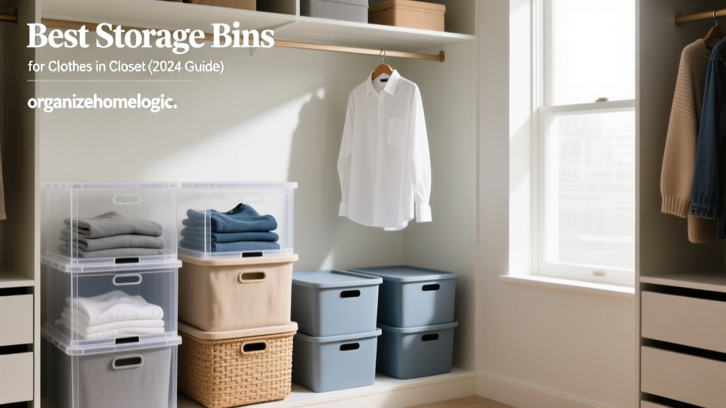 Best Storage Bins for Clothes in Closets (2024 Guide)