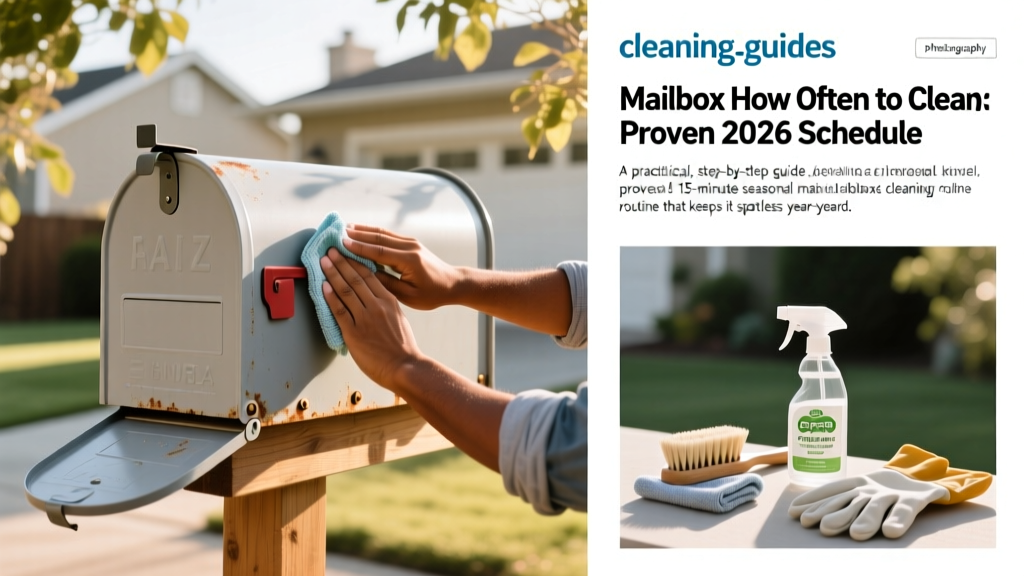Mailbox How Often to Clean: Proven 2026 Schedule